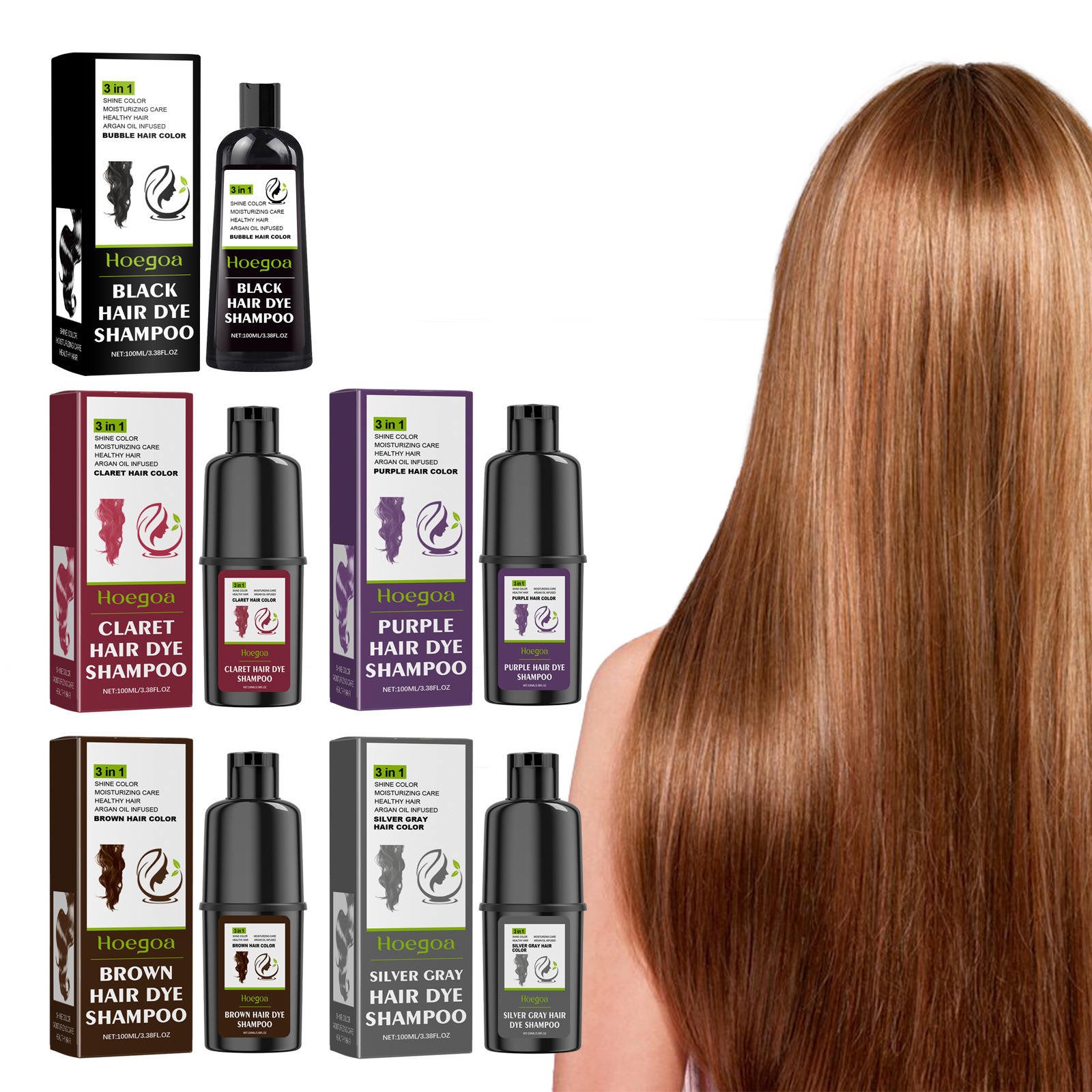 3 in 1 Haar färbemittel Shampo – Men Fashion Hair Style Bewertung und Preis